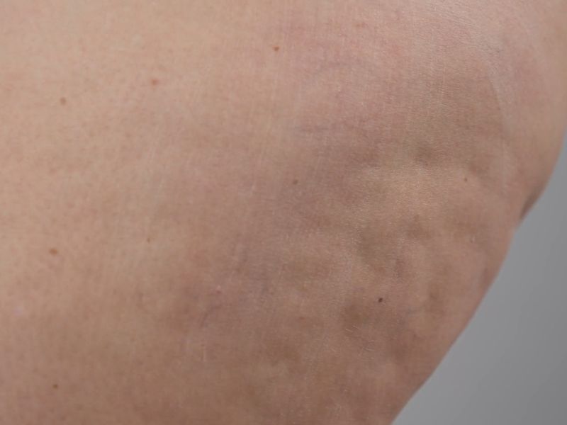 prikaz celulita na nozi